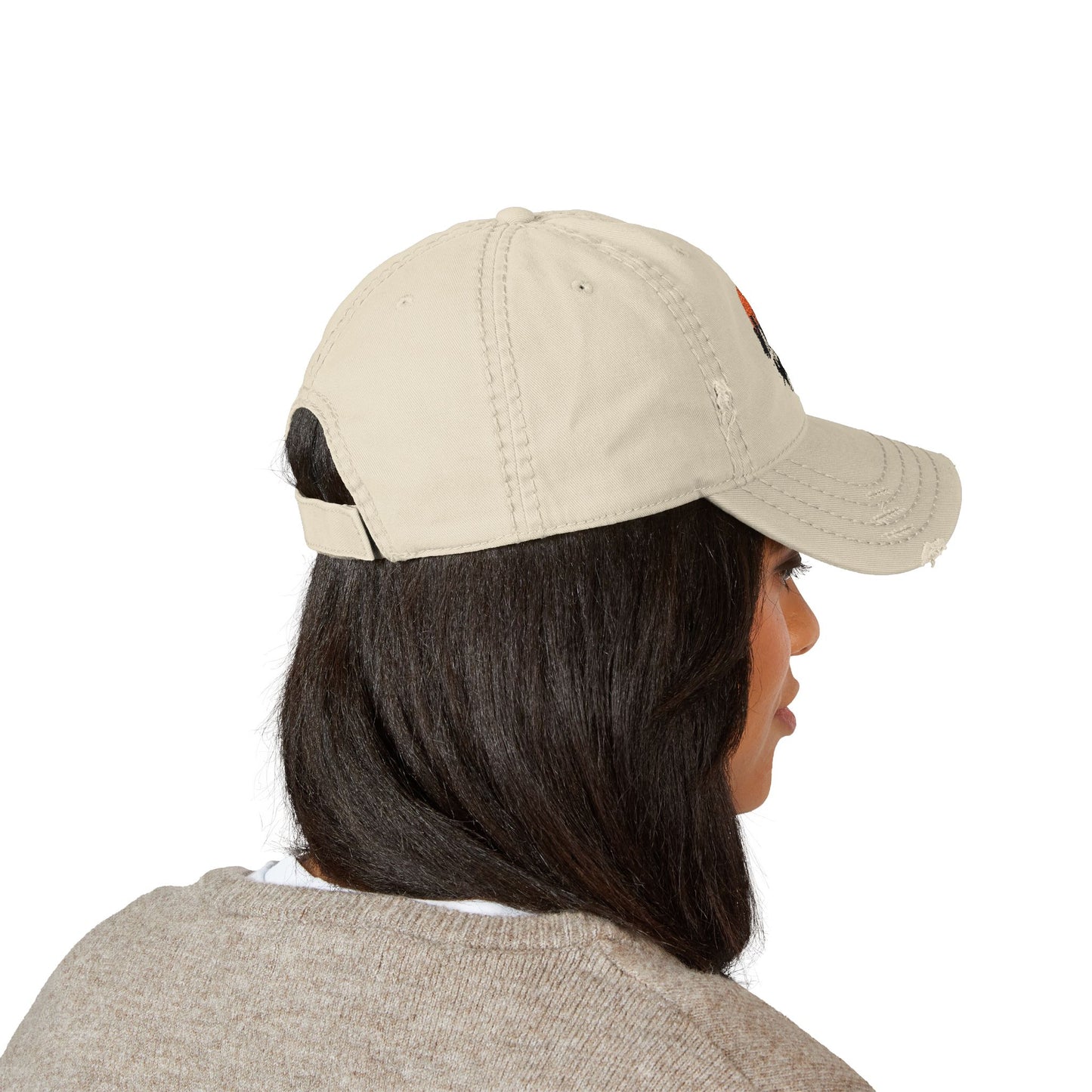 Vintage Embroidered Dad Hat - Distressed Cap, Unisex Baseball Hat, Casual Wear, Gift for Dad, Summer Accessory
